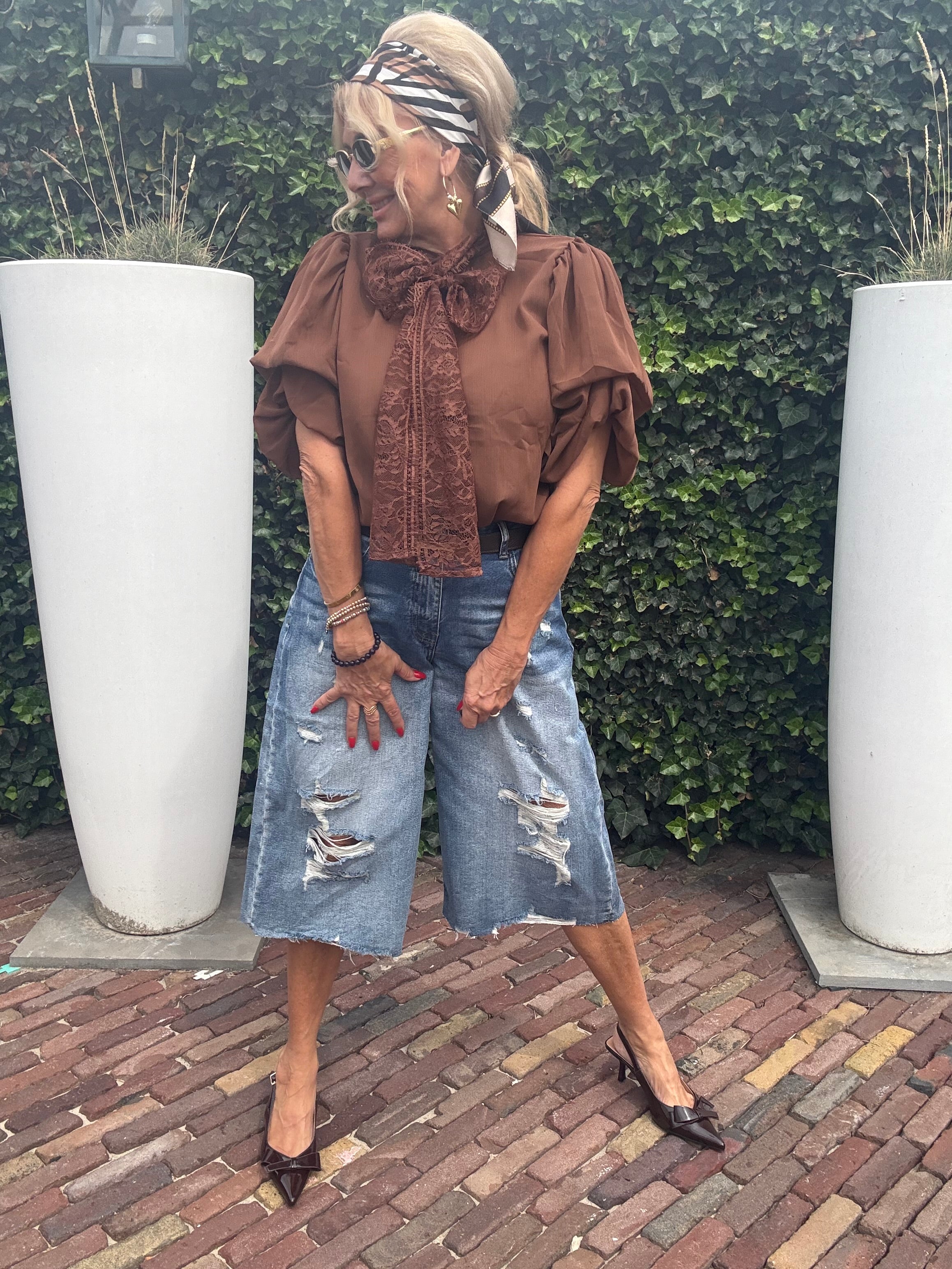 Blouse pofmouw Marley